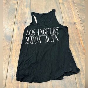 SOLD ✅ Brandy Melville Women’s Sleeveless Los Angeles- New York Tank Top OS